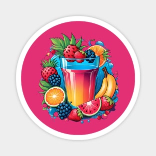 Summer Fruits Summer Vibes Magnet